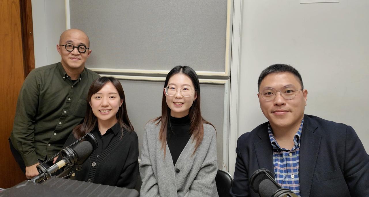 小崴、羅啟心老師、馮念慈老師、洪昭隆副校長