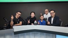 李栢年先生、李顓鏵同學、朱信樂同學、朱子穎校長、小崴