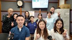 小崴、林信衡同學、蘇偉杭助理校長、黃心賢同學、陳知樂同學、楊佳琪同學、袁慧詩校長、楊舜斐同學、彥彥、劉健欣主任