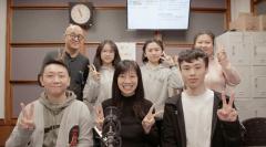 謝嘉俊助校、小崴、聶亦彤同學、曹雪蓮校長、張洛宸同學、陳志軒同學、天籟