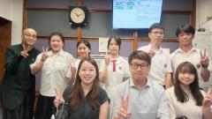 小崴、天籟、王思睿同學、吳詩詩老師、鄧姝晴同學、盧逸龍老師、簡逸熙同學、鍾穎婷老師、利潤奎同學