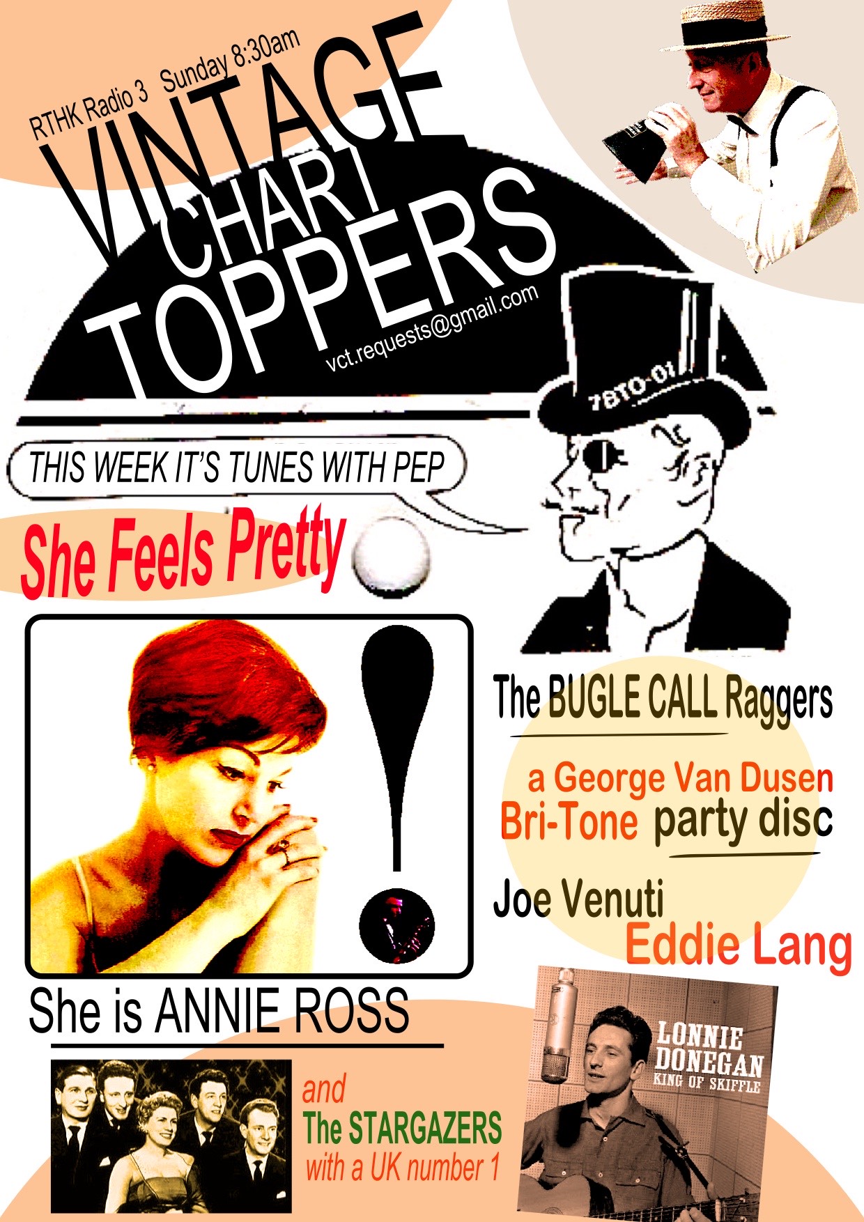 Vintage Chart Toppers | Tunes with Pep