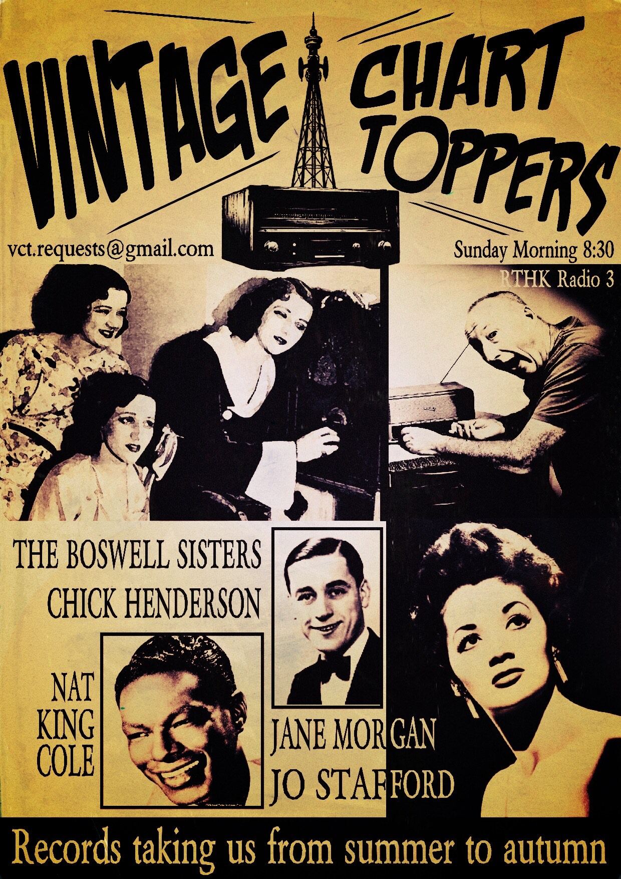 Vintage Chart Toppers | From Summer To Autumn