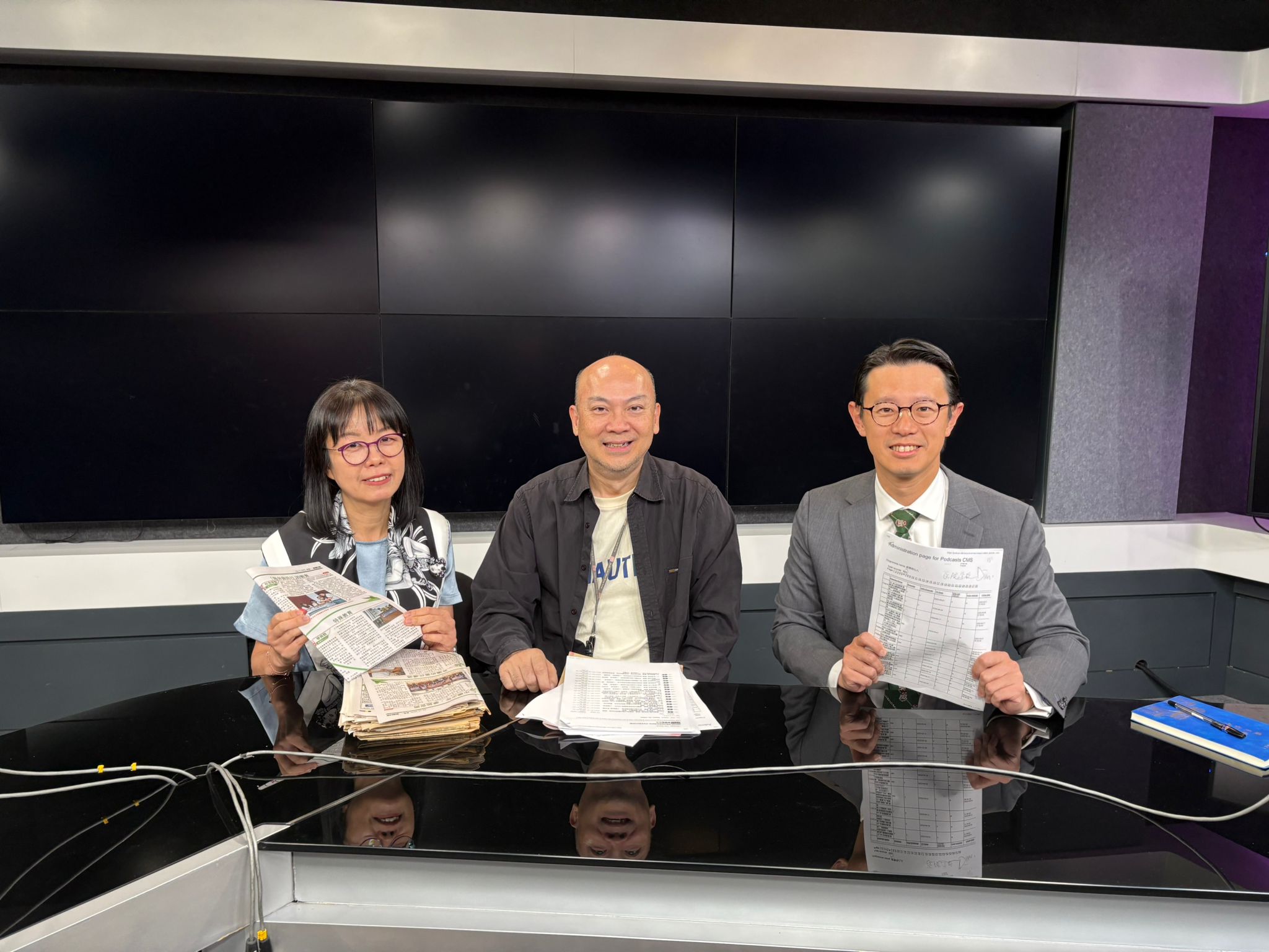 何玉芬博士、钟杰良、陈狄安