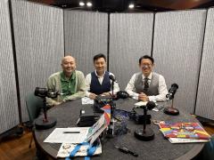 鍾傑良、畢錦龍校長、陳狄安