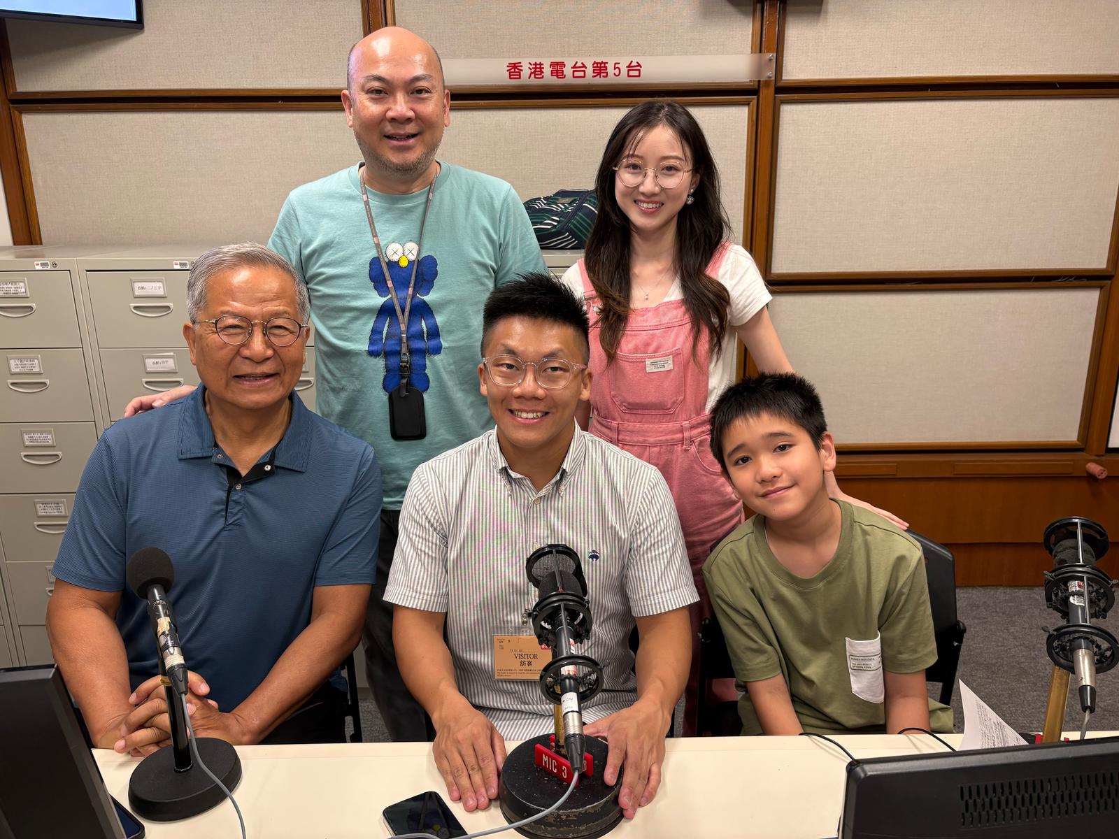 梁榮武、鍾傑良、陳易希、張靜茵、徐綽謙