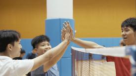 #8看我今天怎麼打:聾人/聽障羽毛球、足球  