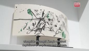 Cantonese opera & J-pop artist Rika Woo, Worlds Within@Villepin Gallery & in the studio: The Saffron