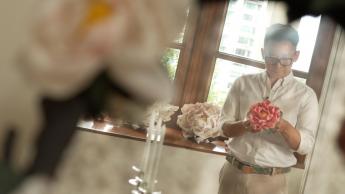 Artist Leo Wong, Cine Memories of the War of Resistance@HK Film Archive & in the studio: Lora Chow